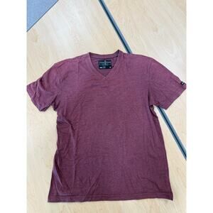 Needle & Thread Burgundy V-Neck Tee Men’s Size M